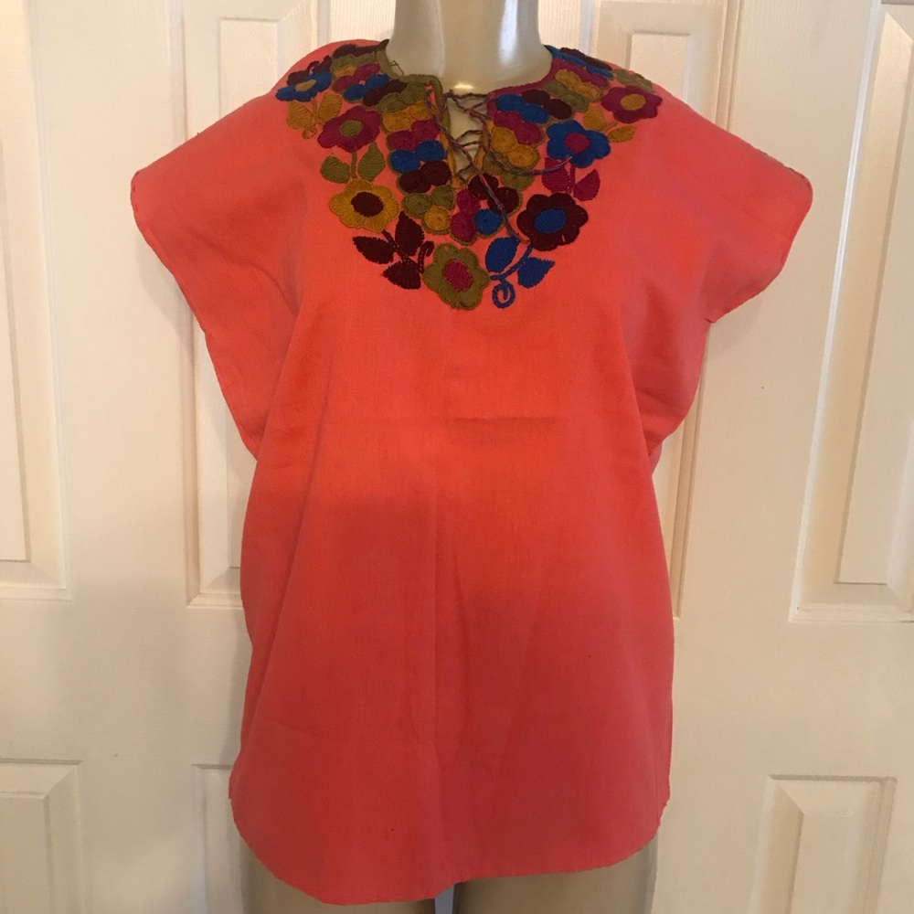 EMBROIDERED MEXICAN BLOUSE